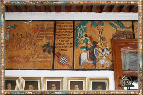 Tlaxcala, palacio de gobierno, murales by Jose Luis Estalayo