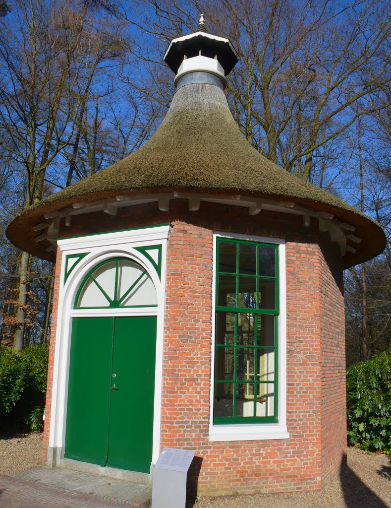 Tea house for the garden: formerly at Meppel; now at Open Air Museum Arnhem with lovely old Dutch buildings by Henq