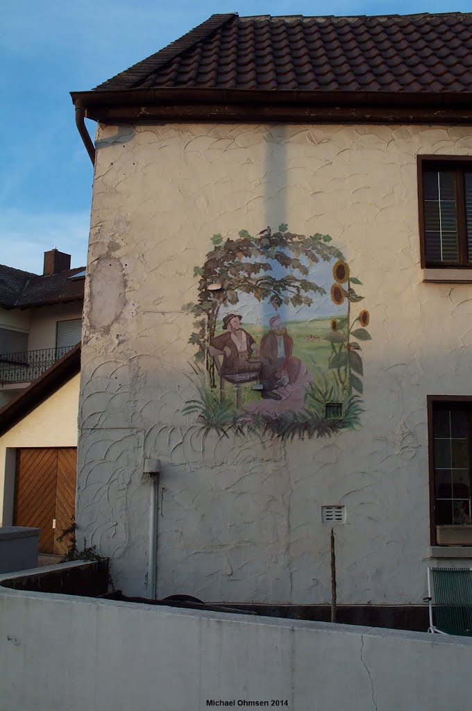 Graffito der guten alten Zeit in Niederkirchen bei Deidesheim by Michael Ohmsen