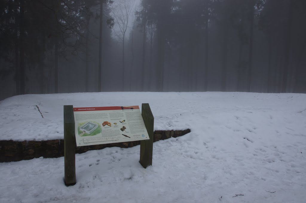 Kleinkastell Heidenstock im Winter by Jürgen Düring