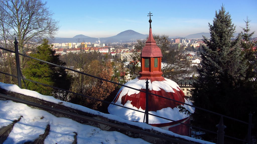 Výhľad na Prešov z Kalvárie,v pozadí Stráže by Majo 65