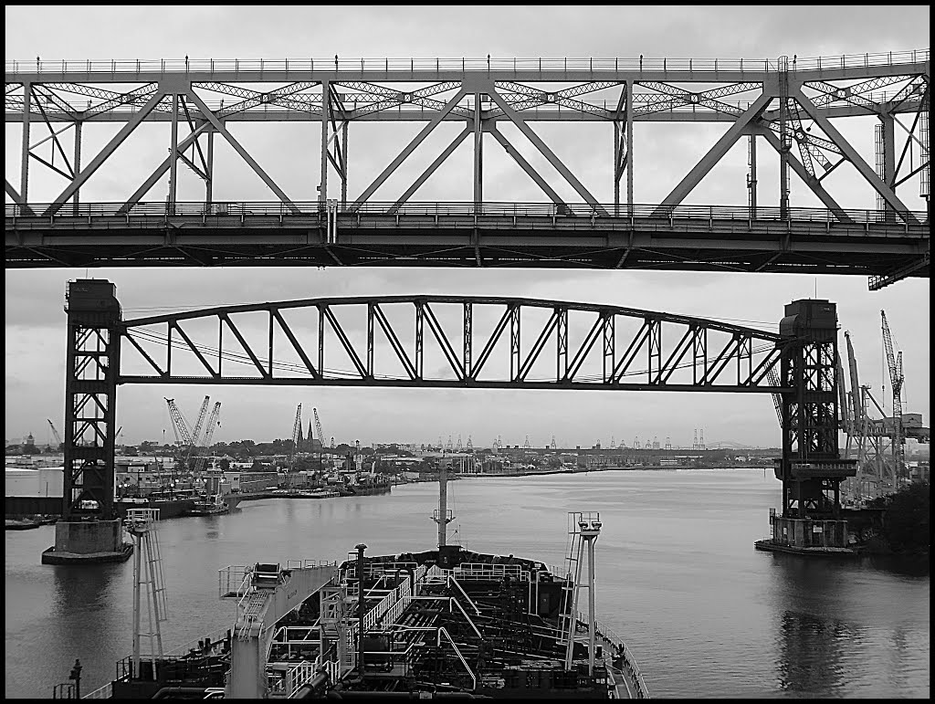 Under Goethals Bridge by Sergiu Gabriel Sîrbu