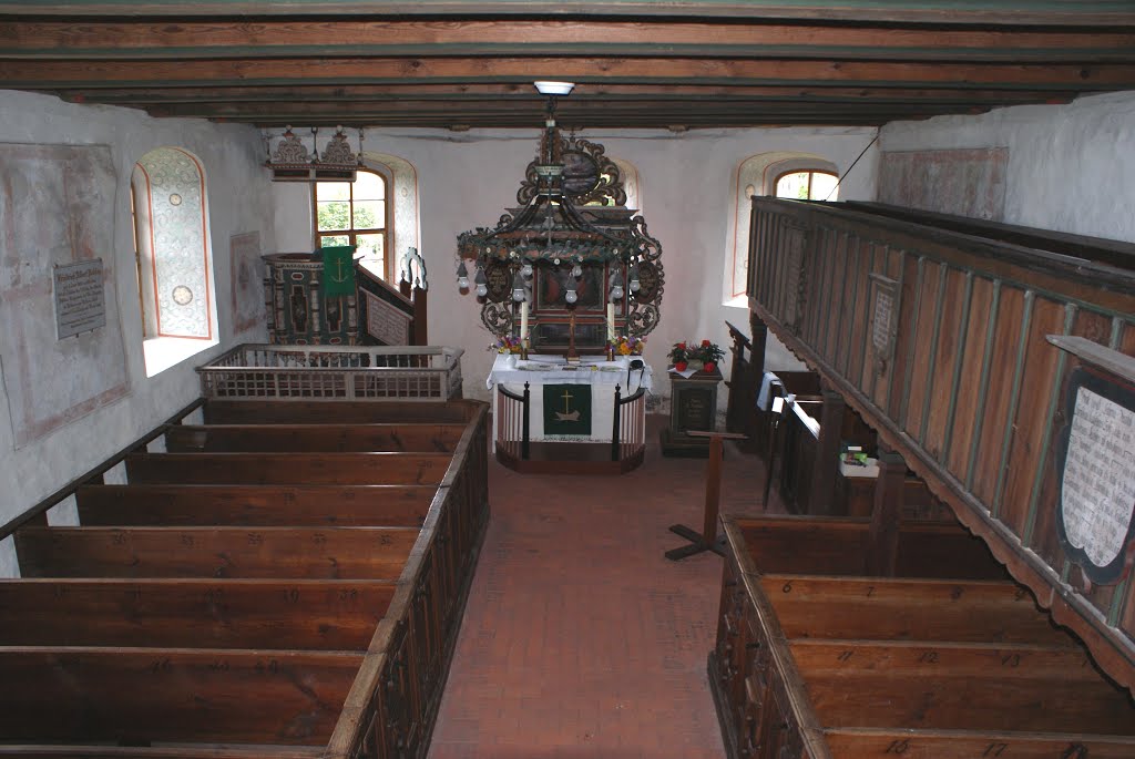 Beelitz-Kanin: Dorfkirche innen by jef.doro