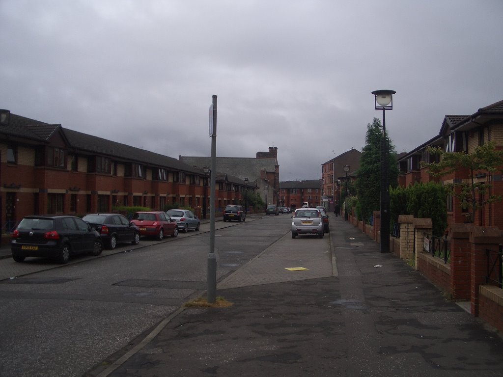 Row houses in Glasgow by LordHorst