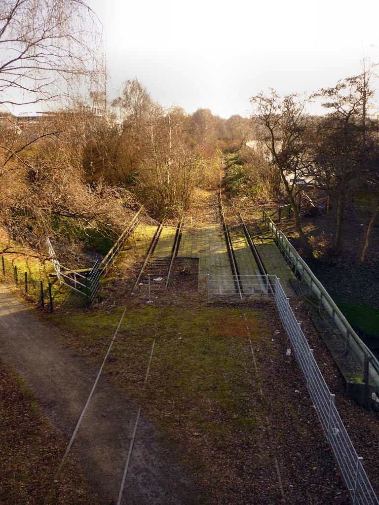 Blick auf die stillgelegte Werksbahn von Krupp (Essen-Bergeborbeck) / 2.02.2014 by Iceman93 / NO VIEWS!!!