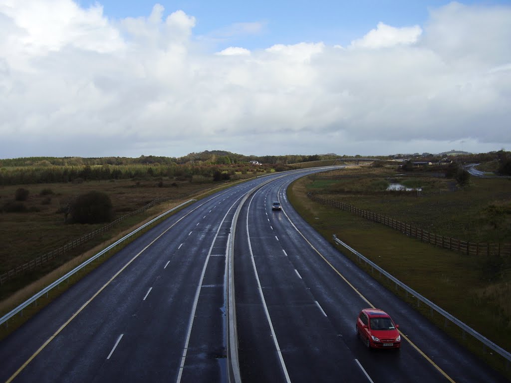 M18 Barefield, Old Gort Road Flyover, Facing North. by fire.house