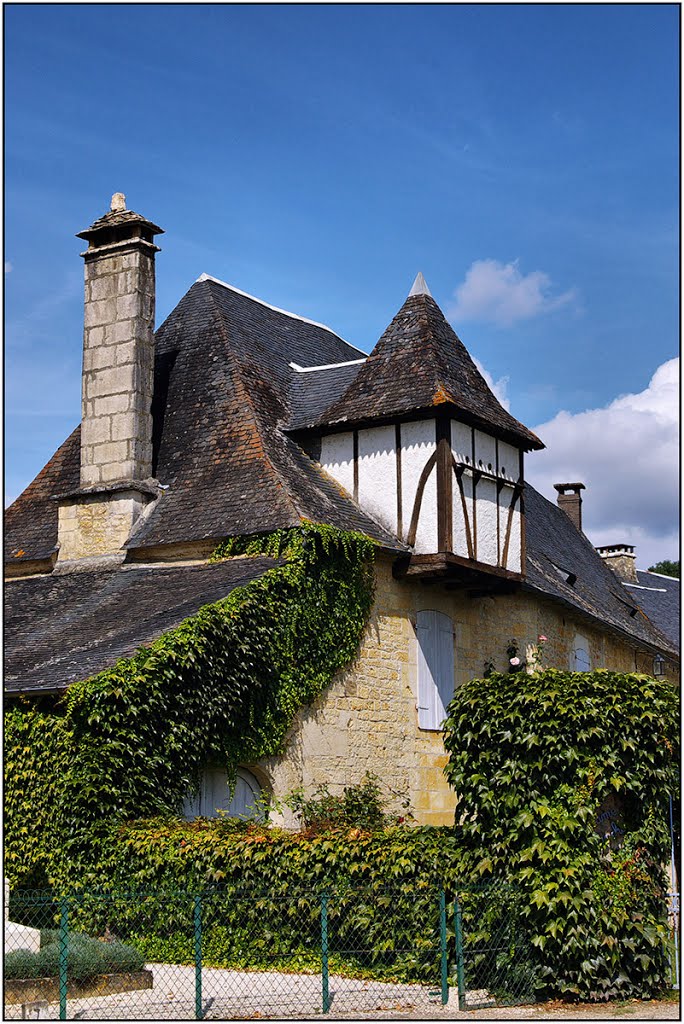 BORREZE [24] - Pigeonnier échauguette au village (septembre 2008) by Michel Chanaud (Sarlat)