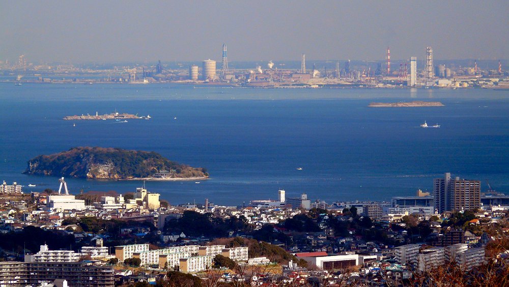 大楠山からの風景（猿島～君津）(Scenery from Mt. Okusu) by ajkys-ge