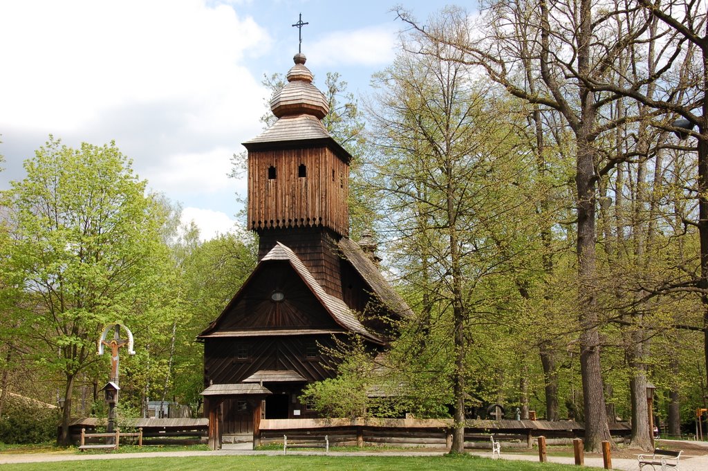 Kostel sv. Anny z Větřkovic - skanzen Rožnov p. Radhoštěm by Jura Hradil