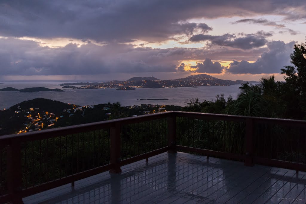 St John, USVI: View to St Thomas by Scott Gore