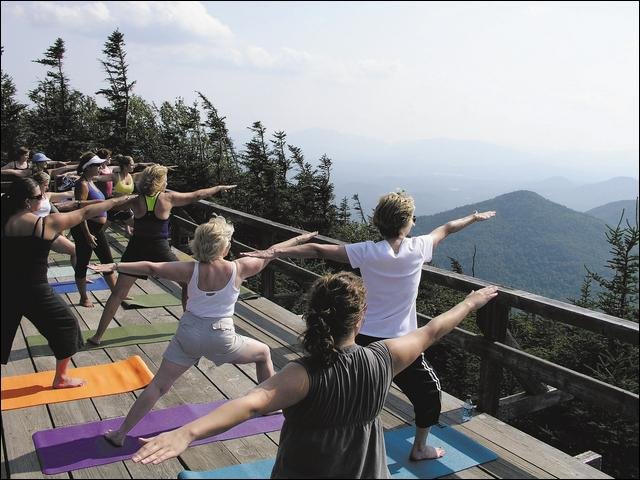 Yoga on the Mountain by stargo22