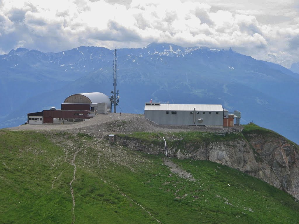 Schweiz, Anzere - Seilbahnstation by hamfilt