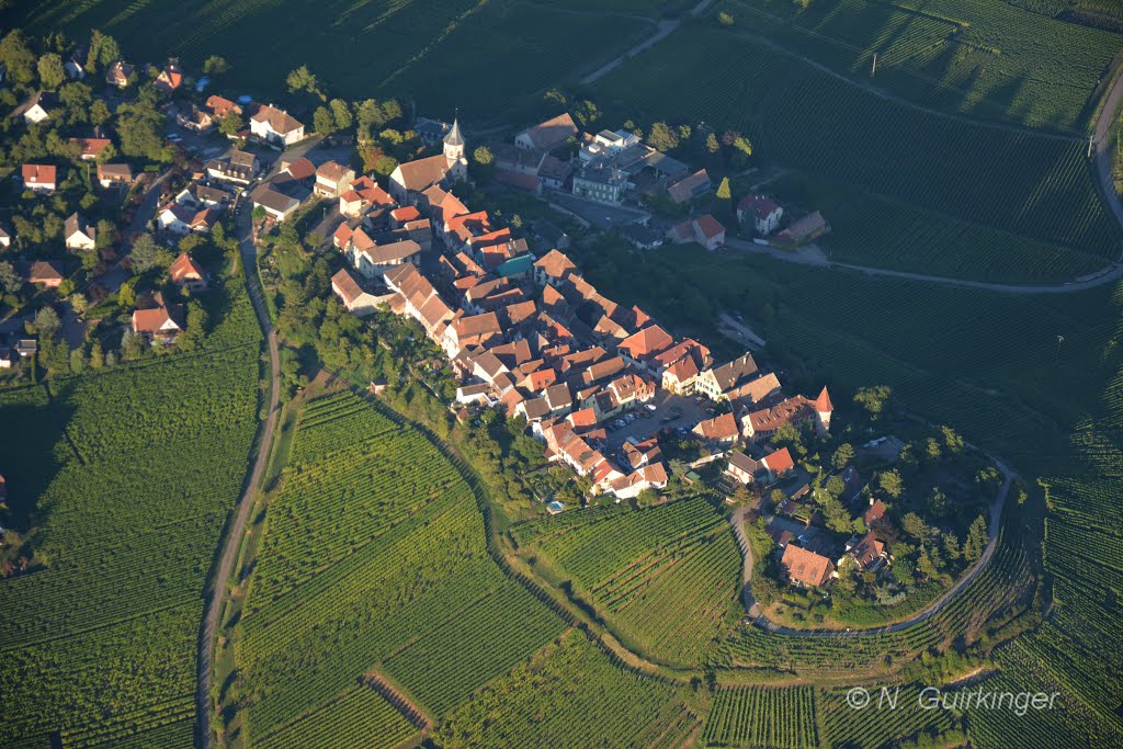 Zellenberg - Vue aérienne by N. Guirkinger