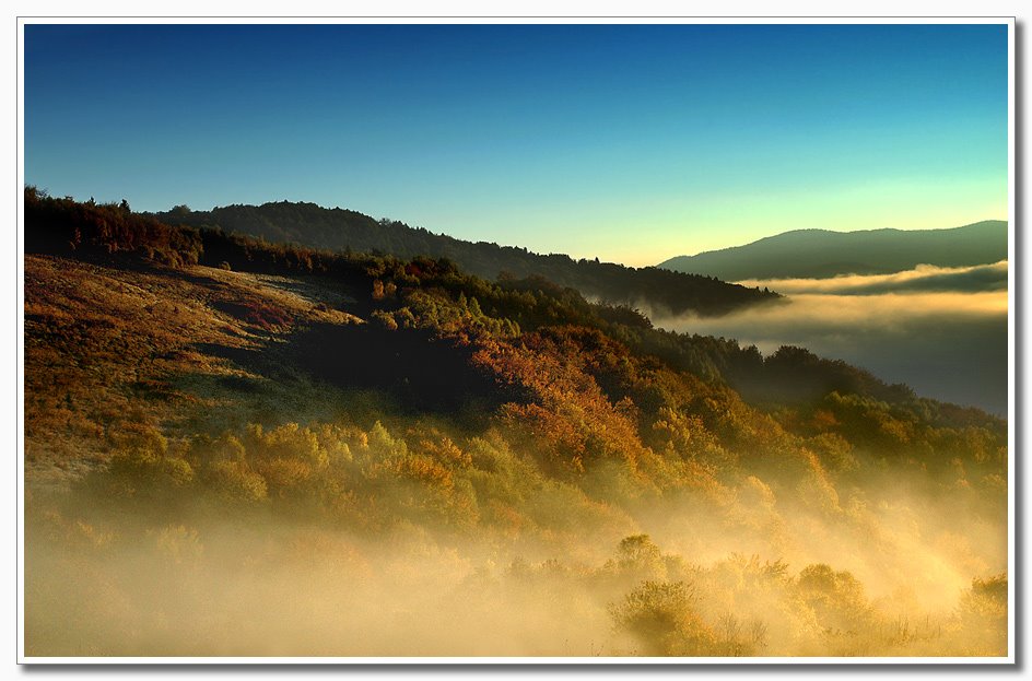 Morning mist above Ružín by Jan Balaz