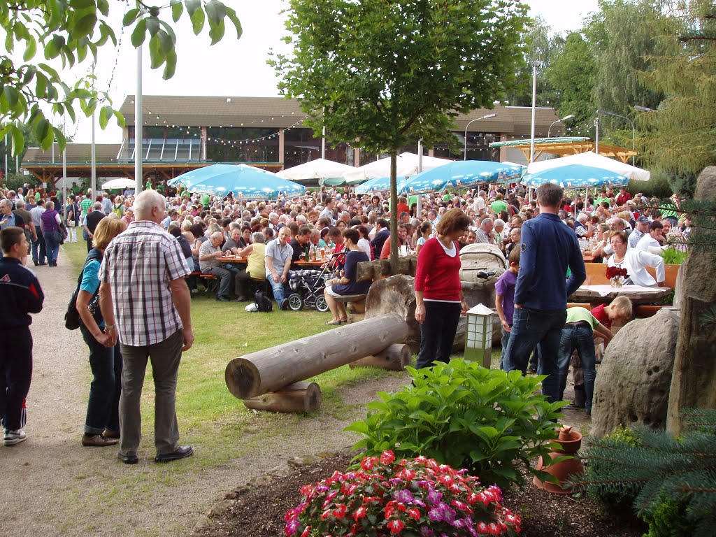 Schweinshaxen Fest Sasbach Baden roast leg of pork party by Dietrich Weisenborn