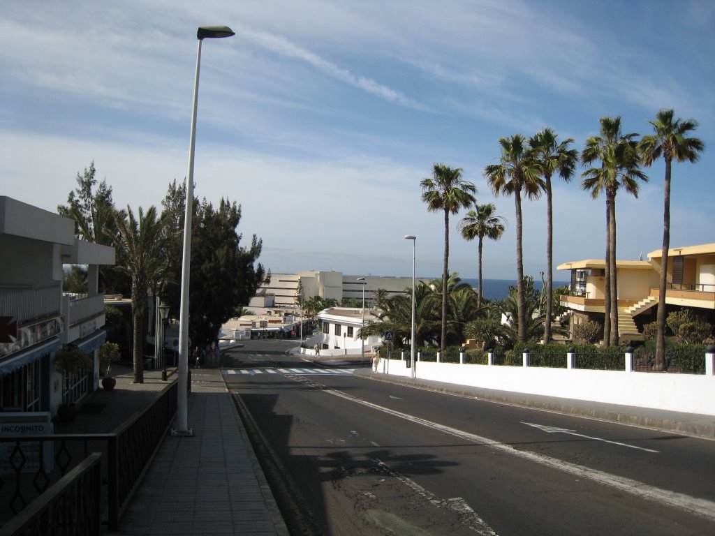 Looking down past fariones apartments by dampy78