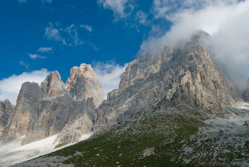 Tre Cime, Dolomiti by Wolfgang Saumweber