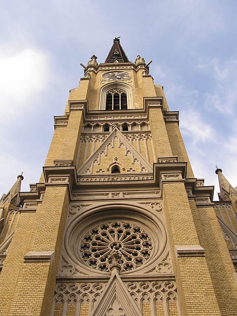 Roman Catholic Chatedral, Novi Sad by Slobodan Babic