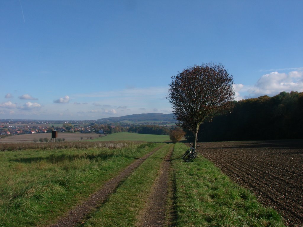 View from Wiehengebirge to Holzhausen and Lübbecke by Andreas Fischer (Lintorf)