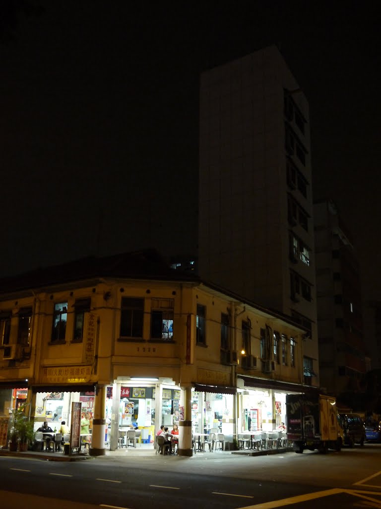 Sims Avenue (in Geylang) at Night by Sven Mueller