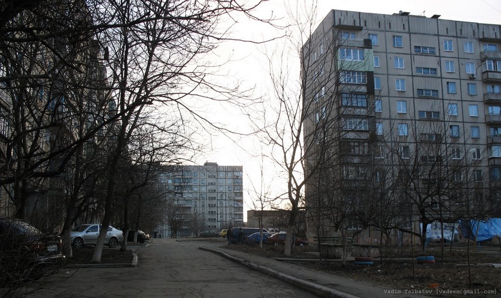 'Devyatka' block (The Nine - look at the houses from the above and you'll see) by Vadim Tolbatov