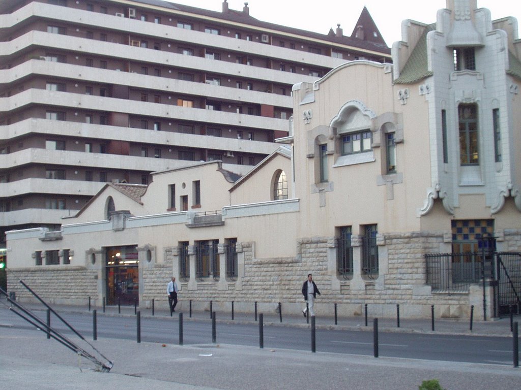 Modernist building in Gerona used to be a flour mill by Brian Simmons