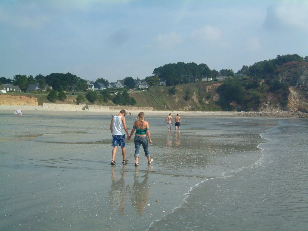 Plage à marée basse by Thomas Leclercq