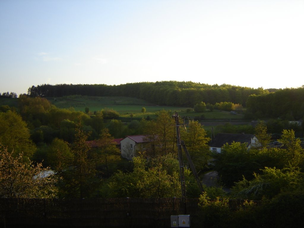 Zachód słońca w Gowinie - Kaszuby by Beata Łasak