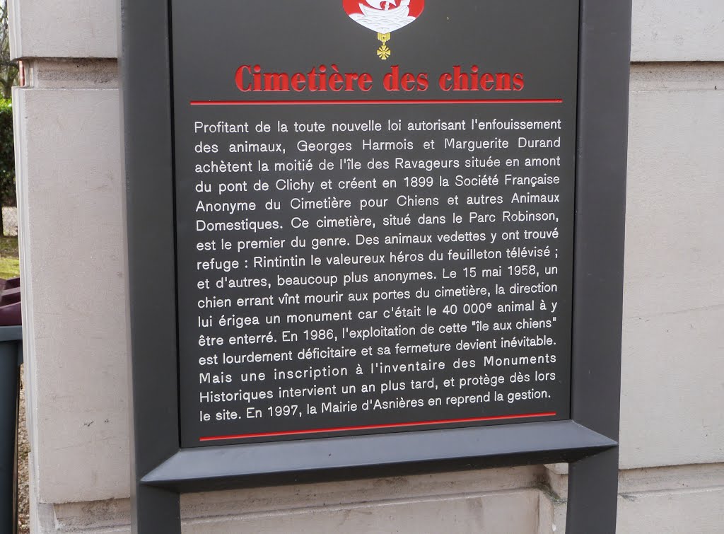 Le Cimetière des Chiens, Asnières-sur-Seine. by laurentSnogoogleviews!