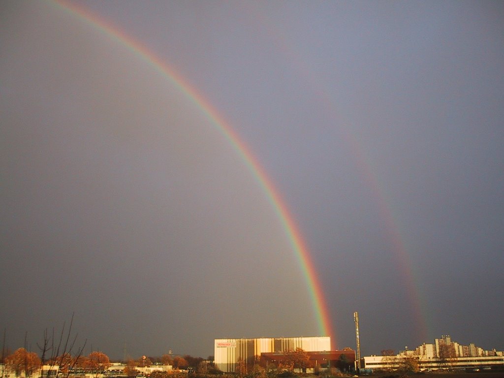 Rainbows over Siegburg by AndySA