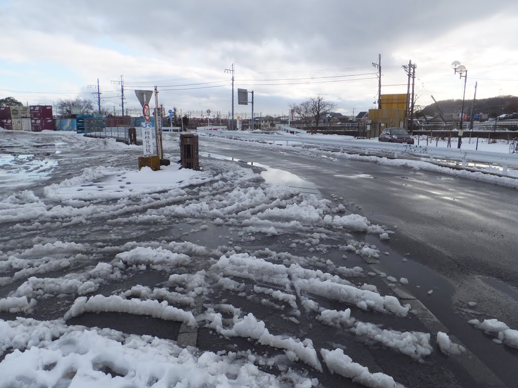 相模貨物駅《ＪＲ貨物》正門付近　【2014.02.15】 by kanto-soshu_osumi-beach