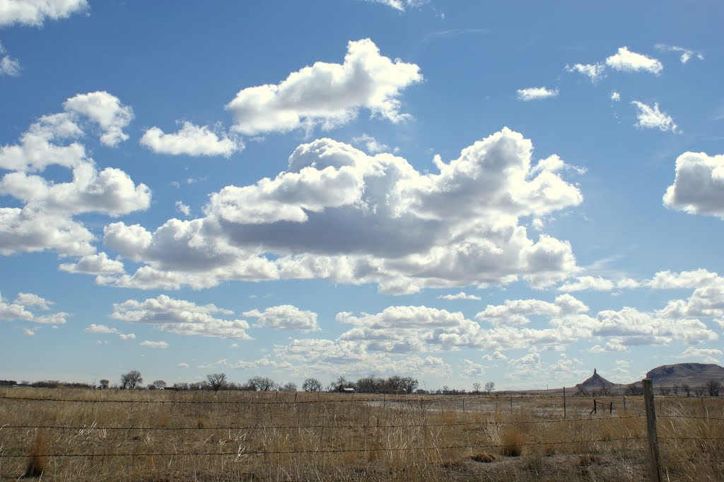 Bayard, NE: Chimney Rock from west by pylodet