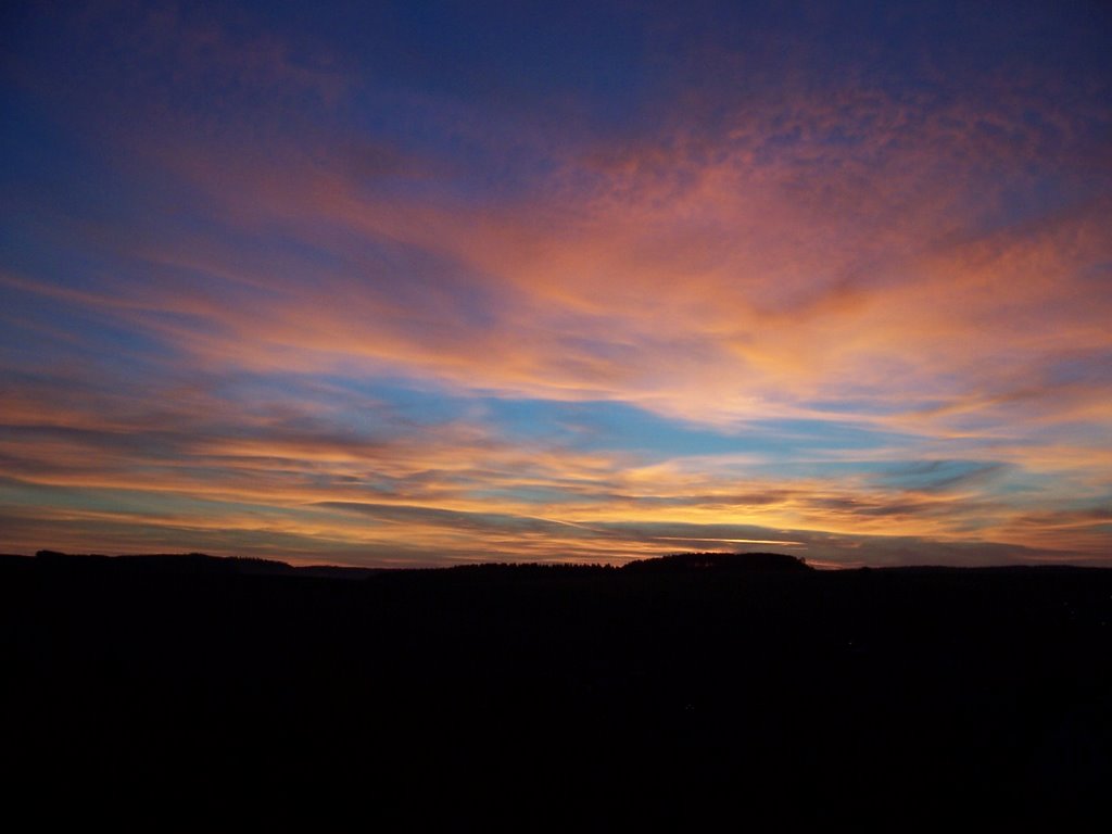 Sonnenuntergang über der "Golenen Höhe" by u.h.