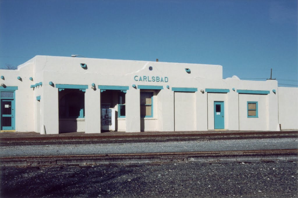 Carlsbad Railway Station, New Mexico by Perpension