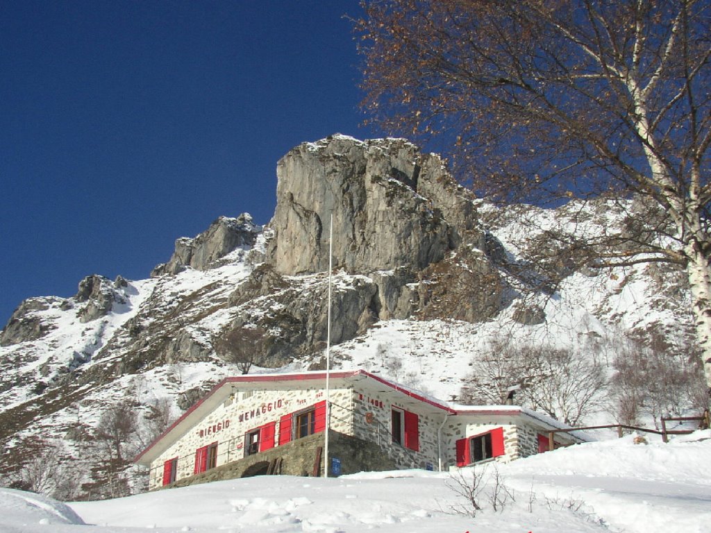 Invernale al Rifugio Menaggio by Giuseppe Venini