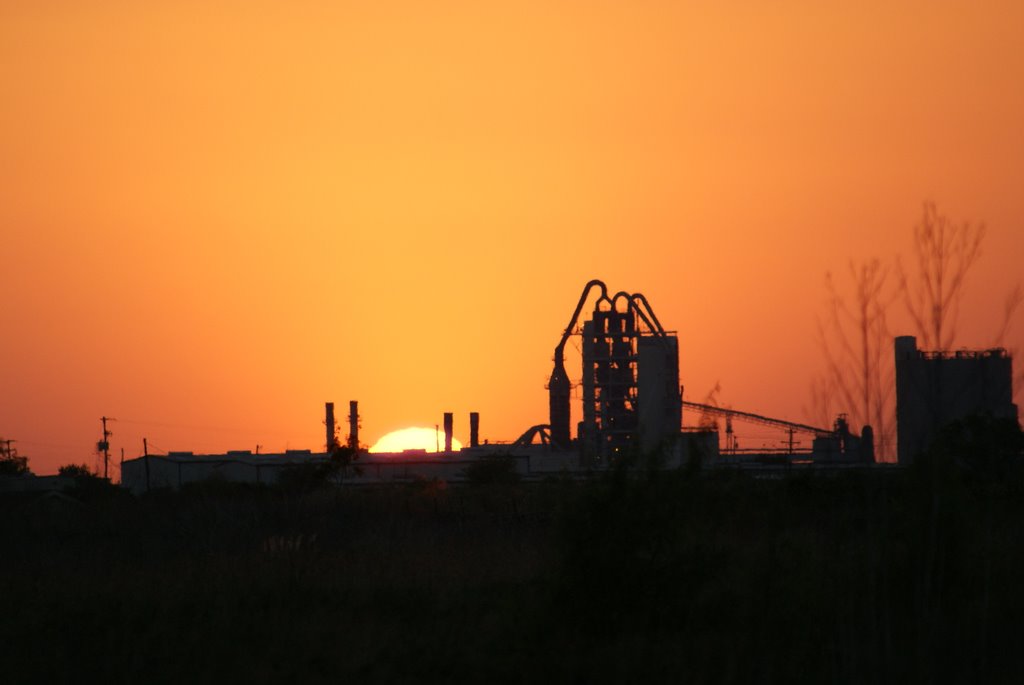 Cement Plant. Buda, Texas by William Webb