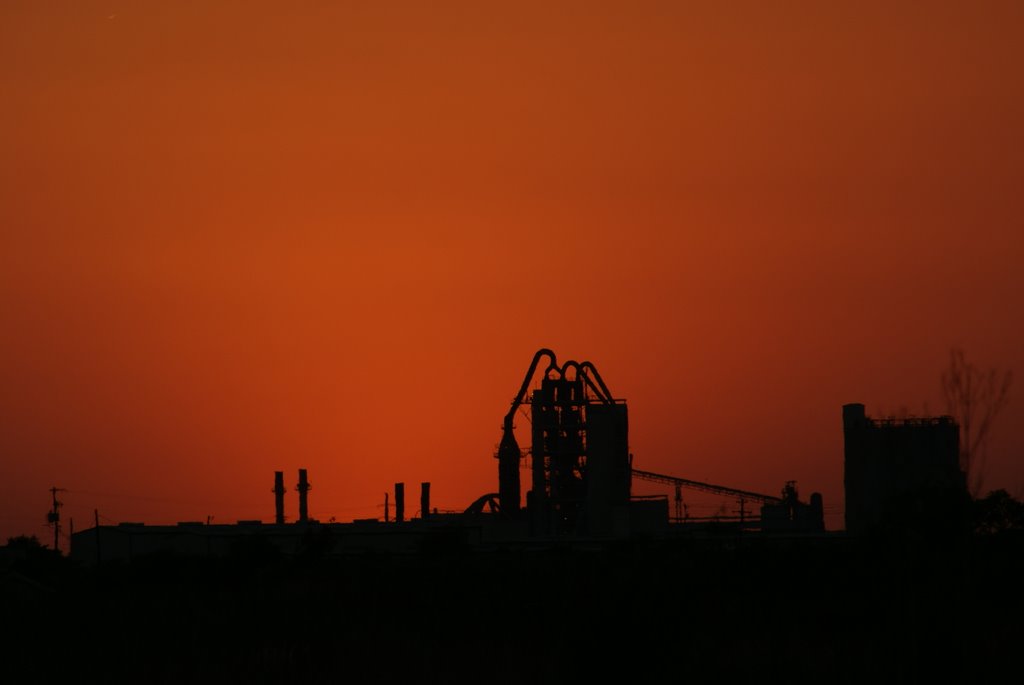 Cement Plant. Buda, Texas by WilliamWebbDesign.com