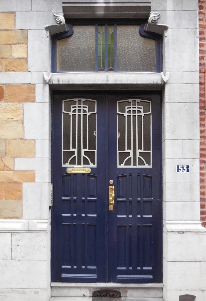 Liège, rue Vieux Mayeur 53 (Joseph Nusbaum 1908) by Jacques Lasserre