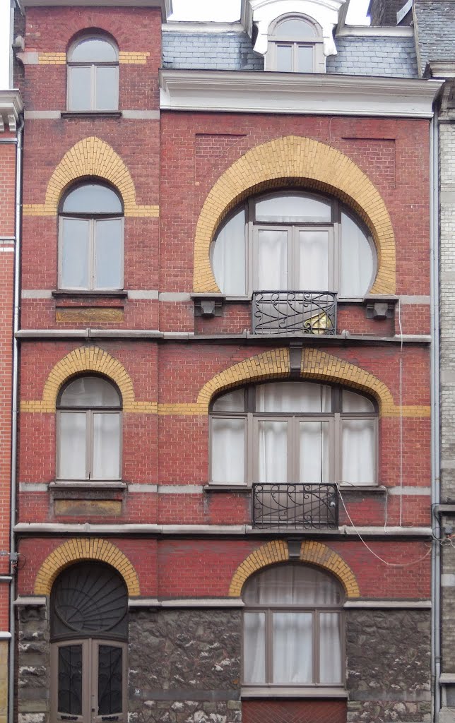 Liège, rue Vieux Mayeur 50, maison Hanot (Arthur Snyers 1906) by Jacques Lasserre