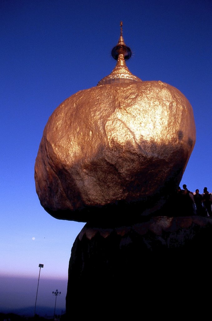 Amazing Golden Rock in Kyaikto, Mon State, Burma. by Marcin Klocek (trave…