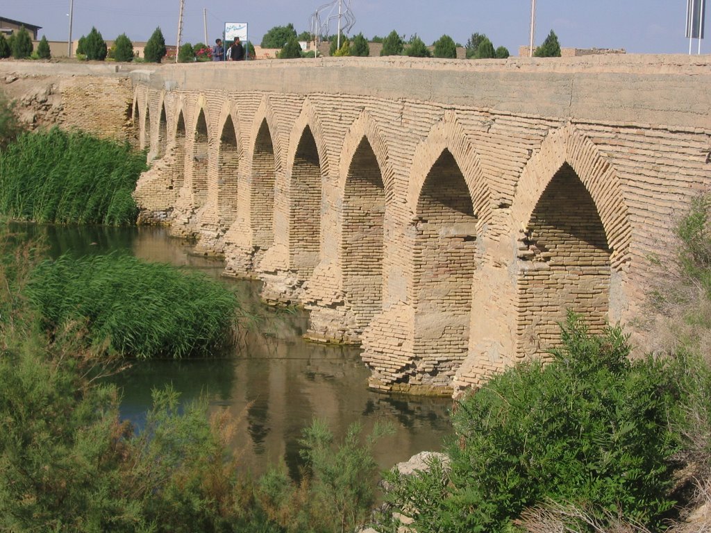 پل تاريخی اژيه-Ezhyeh Historical bridge-Esfahan-2 by Mahmood-Safavi