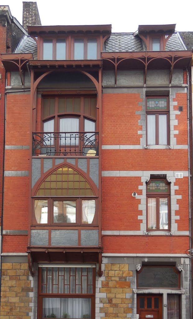 Liège, rue Léon-Mignon 15 (Joseph Nusbaum 1904) by Jacques Lasserre