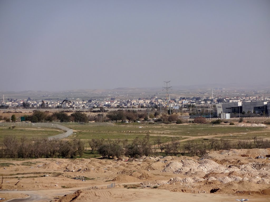 Tel Sheva from Roof by Dan Michaelan