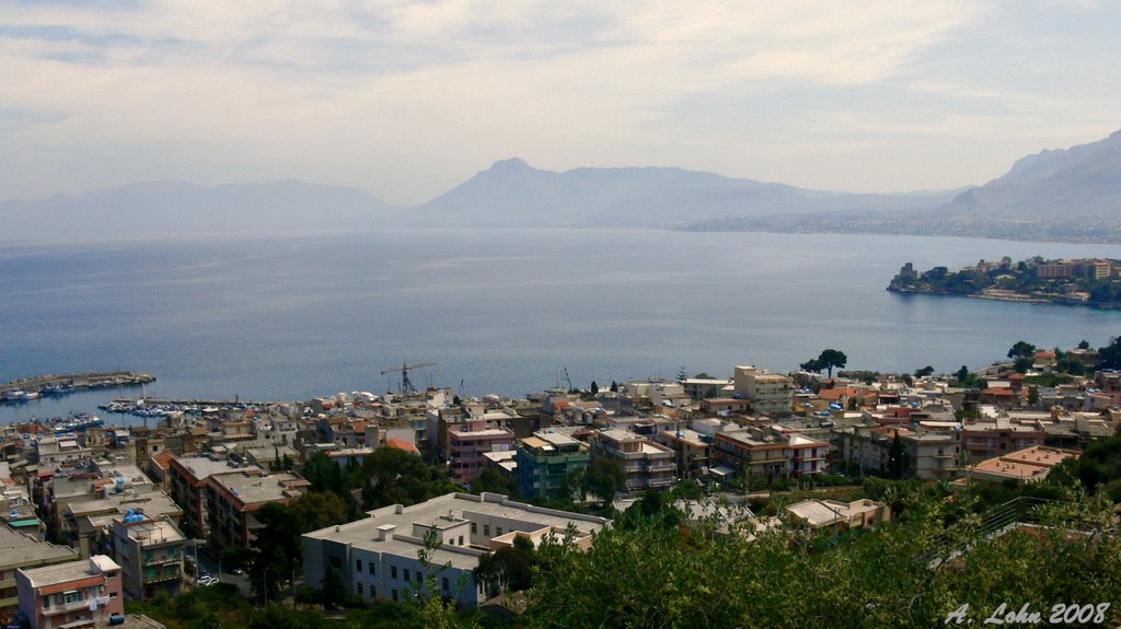 View of Bagheria from Porticello by Lohn Agoston