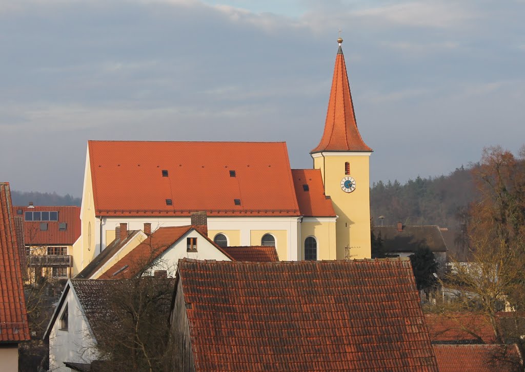 Nittendorf - außen renovierte Kirche by Magnusbb