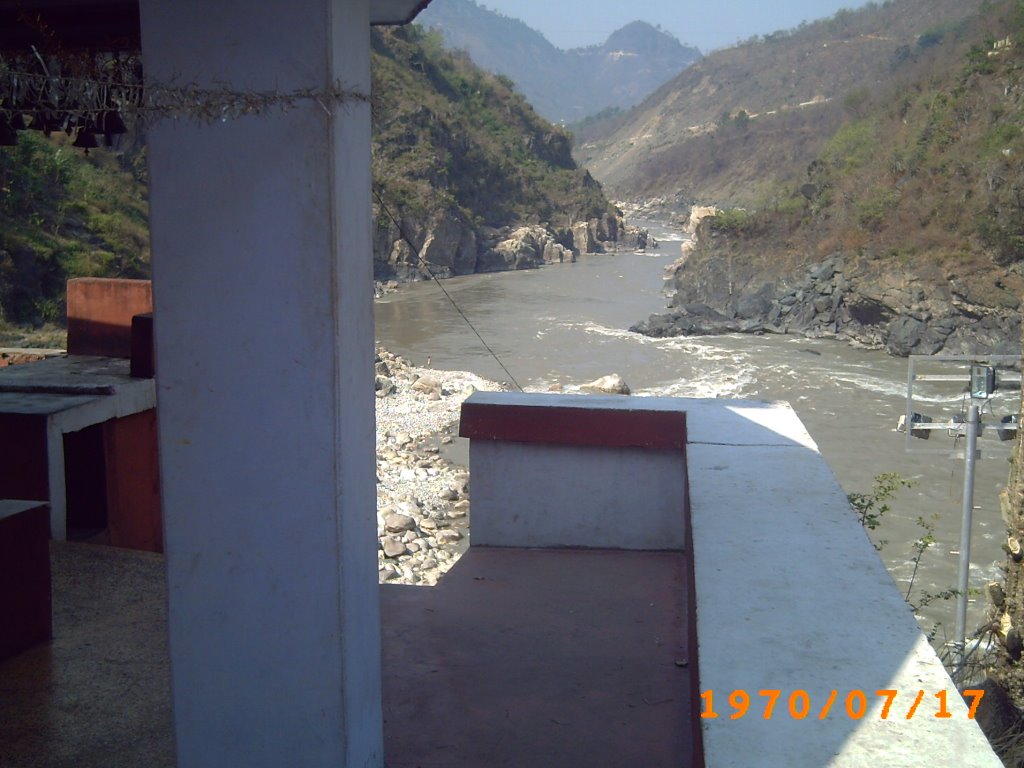 Rudraprayag, The point where Mandakini merges into Alknanda by Parbodh C Bali