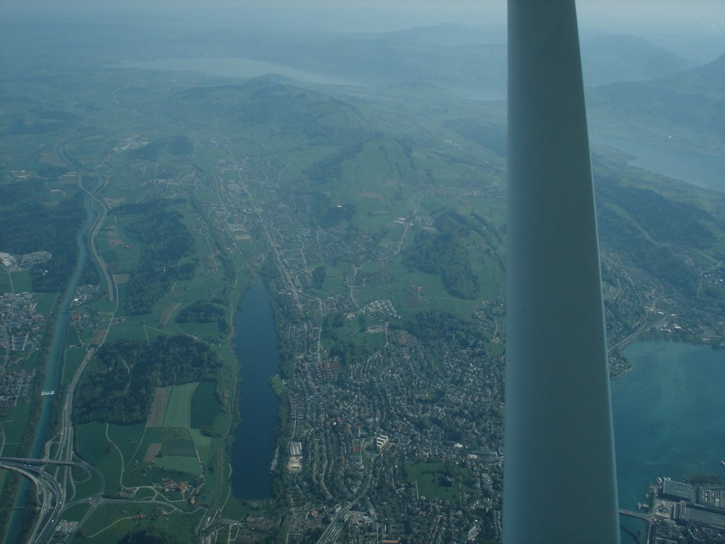 Rotsee aerial photo by Andy Rigert