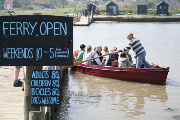 Walberswick Foot Ferry by badgeming