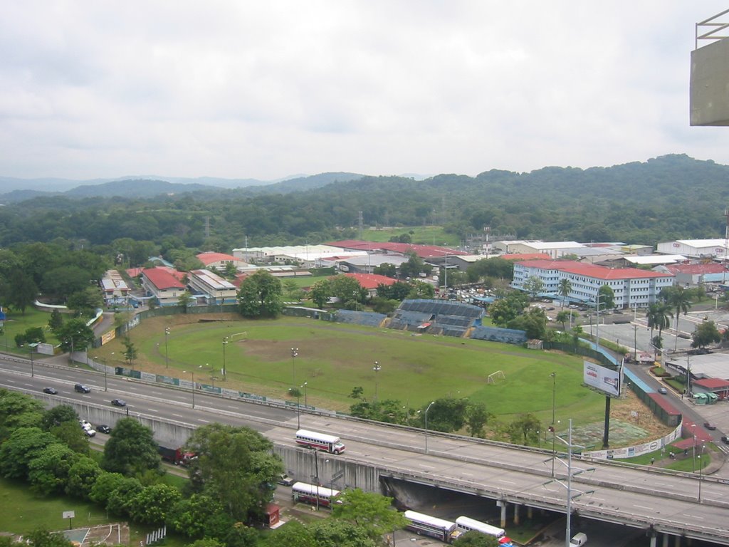 View to basball field by Sakshin