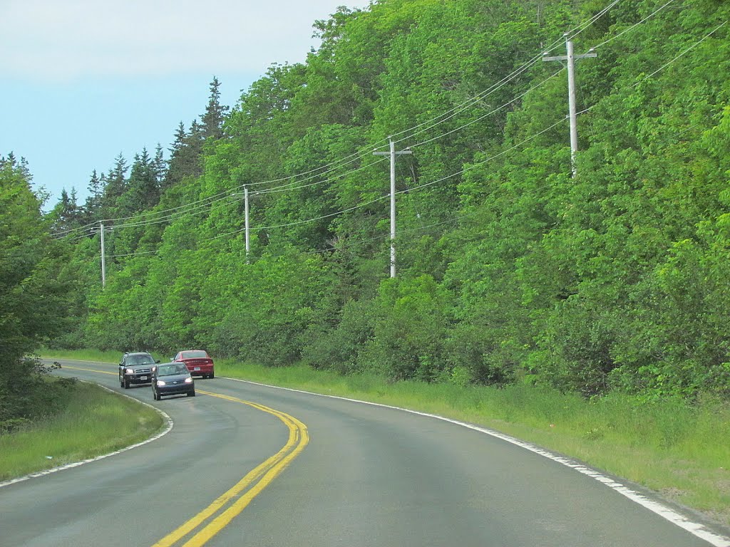 Looking southwest on Hwy 217 on Digby Neck Peninsula, NS, Canada. 2011-07-01 by deanstucker